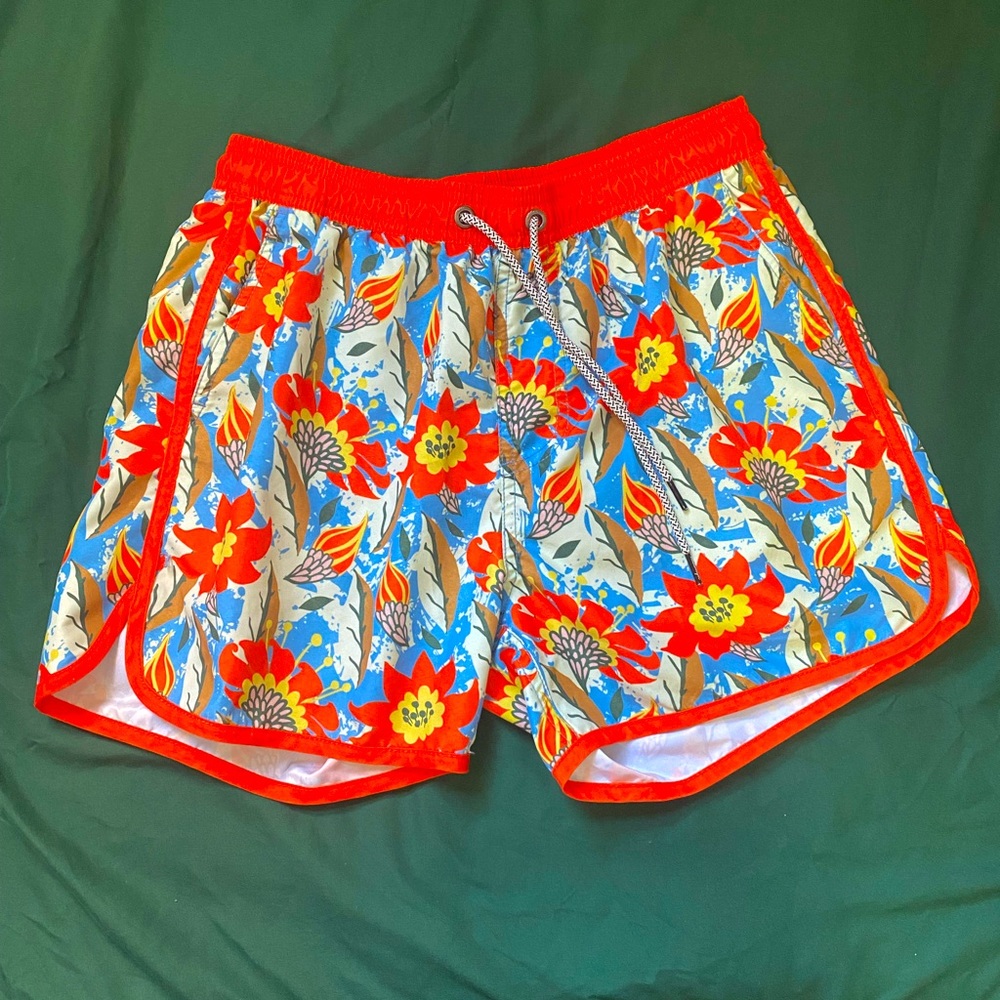 Men’s Small Floral Swim Trunk